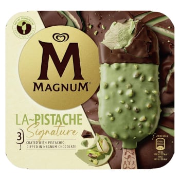 Helado bombón pistacho signatu Magnun Frigo 3 ud.