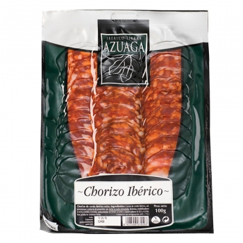 Lonchas Chorizo Ibérico Azuaga 100 g.
