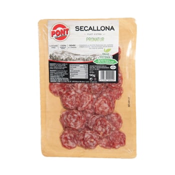 Secallona extra en lonchas Pont sin gluten 90 g.