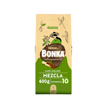 Café molido mezcla Nestlé Bonka 400 g.