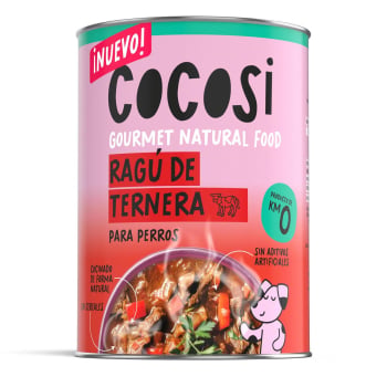 Ragú de ternera para perros Cocosi 400 g.