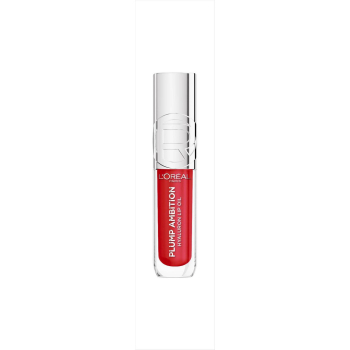 Aceite labial voluminizador con ácido hialurónico 380 rouge in love Plump Ambition L'Oréal Paris 1 ud.