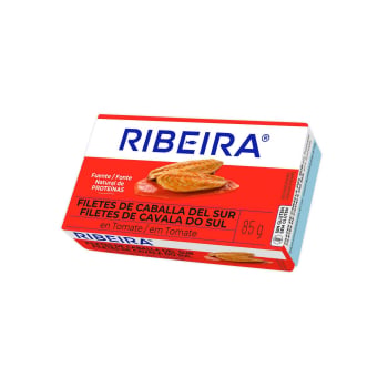 Filetes de caballa del Sur en salsa de tomate Ribeira sin gluten 60 g.