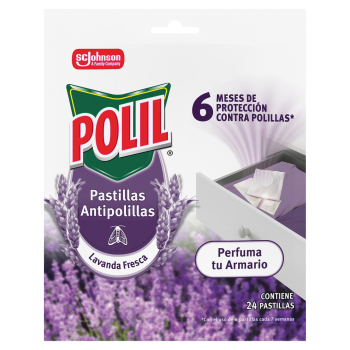 Antipolillas en pastillas lavanda fresca Polil 24 ud.