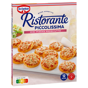 Minipizzas prosciutto Ristorante Mini Pizzas Dr. Oetker 280 g.
