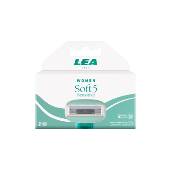 Recambios maquinilla Soft 5 sensitive Lea 2 ud.