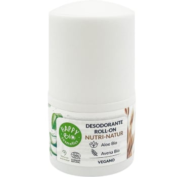 Desodorante roll-on nutri-natur aloe ecológico Happy Bio 50 ml.