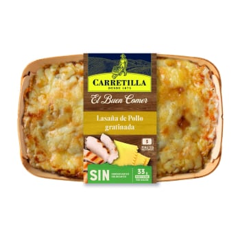 Lasaña de pollo Carretilla 350 g.