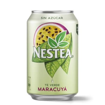 Nestea té verde con maracuyá sin azúcar lata 33 cl.