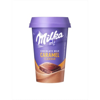 Batido de chocolate y caramelo Milka 220 ml.