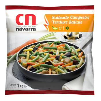 Salteado campestre de verduras Congelados de Navarra 1 kg