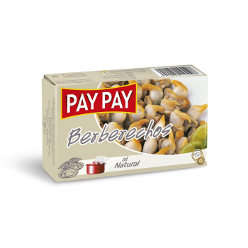 Berberechos al natural Pay Pay 63 g.