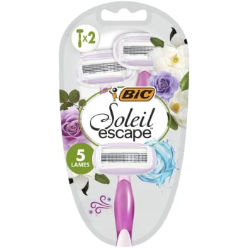 Maquinilla desechable para mujer Soleil Escape Bic + Recambio 2 ud.