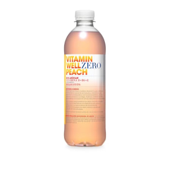 Vitamin Well reload zero sabor melocotón botella 50 cl.