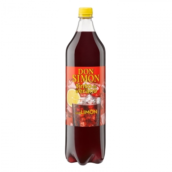 Tinto de verano con limón Don Simón botella 1,5 l.