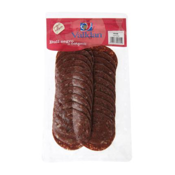 Bull negro en lonchas Carnicas Valldan 150 g.