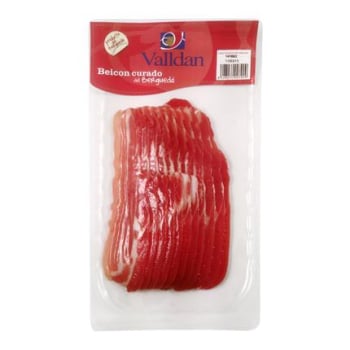 Bacon curado en lonchas Carnicas Valldan 150 g.
