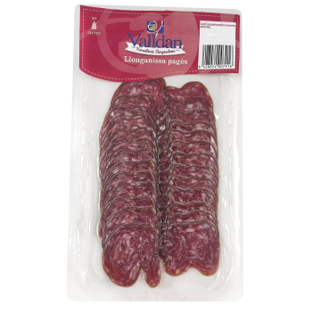 Longaniza de payés en lonchas Valldan sin gluten 100 g