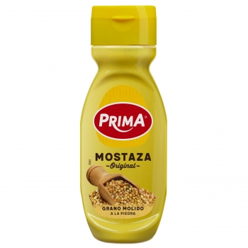 Mostaza original Prima sin gluten envase 330 g.