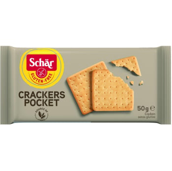 Crackers pocket Schär sin gluten 50 g.