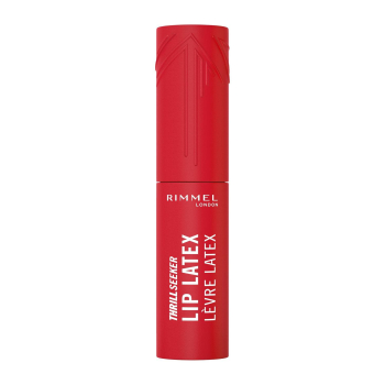 Barra de labios líquida Thrill Seeker Lip Latex 400 Red Rimmel 1 ud.