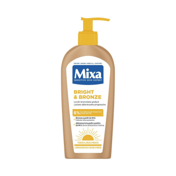 Crema corporal bronceadora gradual Bright & Bronze Mixa 250 ml.