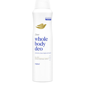 Desodorante en aerosol body original Dove 150 ml.