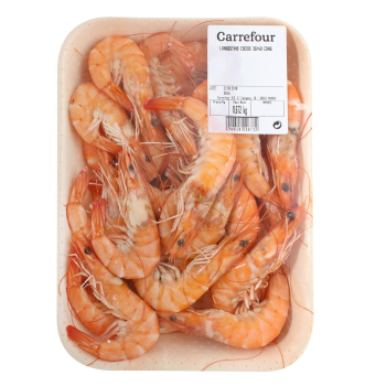 Langostino cocido congelado (30/40 ud) Pescatrade 1 kg aprox