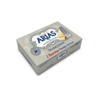 Mantequilla sin sal Arias pack de 2 unidades de 62,5 g. 2 x 62,5 g