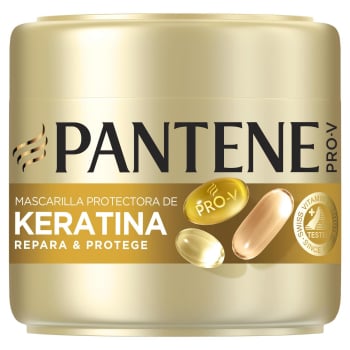 Mascarilla capilar de keratina repara & protege para cabello dañado y frágil Pantene Pro-V 500 ml.