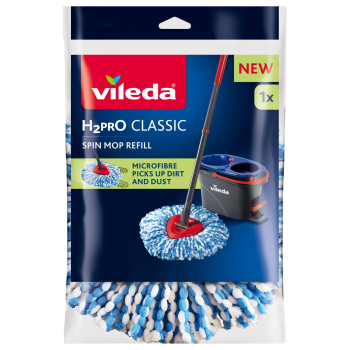 Recambio Mopa Microfibra de Sistema de Fregado Vileda H2Pro Spin
