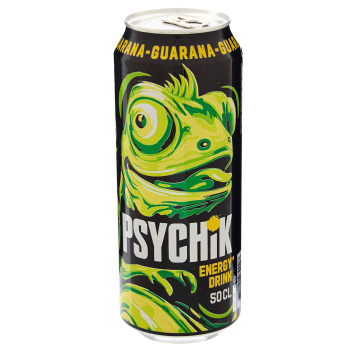 Pshychik Carrefour Bebida Energética guaraná lata 50 cl.