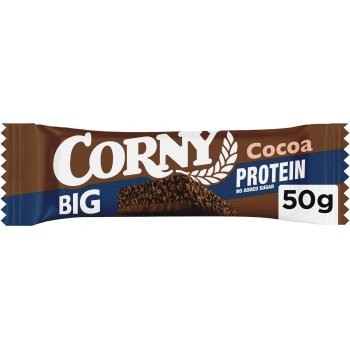 Barrita proteica de chocolate Big Corny sin azúcar añadido 50 g.