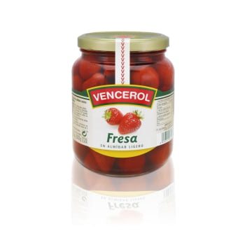 Fresas en almíbar Vencerol 300 g.