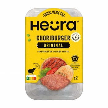 Choriburger original marinada Heura sin gluten 220 g