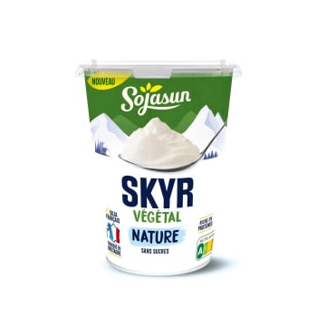 Skyr vegetal natural Sojasun 400 g.