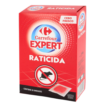 Raticida Carrefour Expert 10 ud.