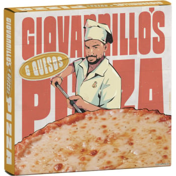 Pizza 6 quesos Giovannillo's 455 g.