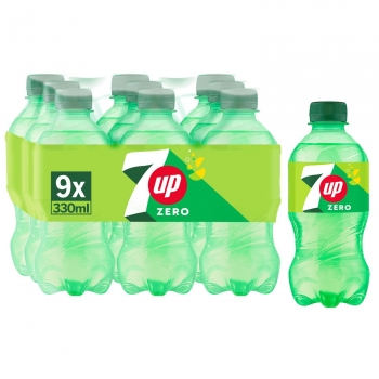 7UP pack de 9 botellas de 33 cl.