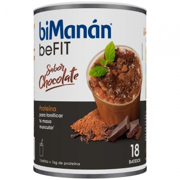 Batido hiperproteico sabor chocolate Bimanán beFit 560 g.