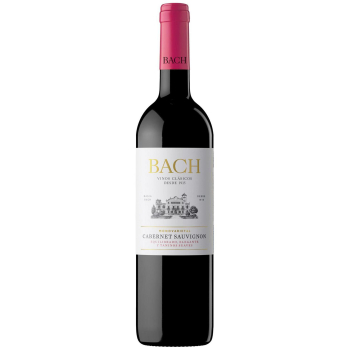 Vino tinto cabernet sauvignon Bach D.O. Cataluña 75 cl.