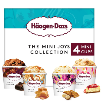 Surtido de helados The Mini Joys Collection Häagen-Dazs 4 ud.
