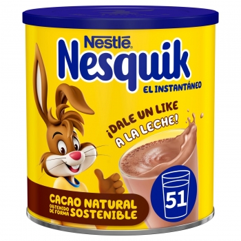 Cacao soluble instantáneo Nestlé Nesquik sin gluten 700 g.