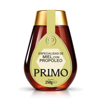 Especialidad de miel con propóleo real Primo 250 g.