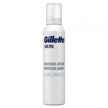 Espuma de afeitar para piel sensible Skin Ultra Sensitive Gillette 240 ml.