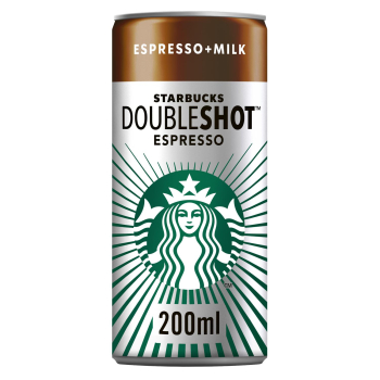 Café expresso sin azúcares añadidos Starbucks 200 ml.