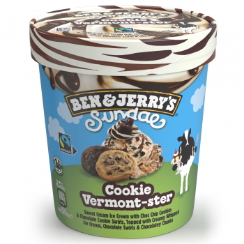Helado de cookie vermont-ster sundae Ben & Jerry's 427 ml
