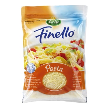 Queso rallado cheddar, madurado y maasdam Pasta & Gratinar Arla 150 g.