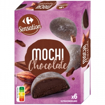 Helado monchi de chocolate Sensation Carrefour  6 ud.