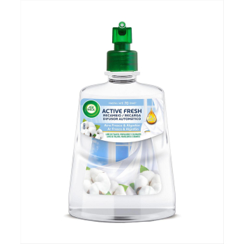 Ambientador automático Active Fresh aire fresco & algodón recambio Air Wick 1 ud.